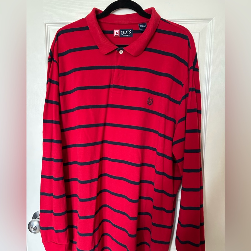 Long sleeve polo shirt